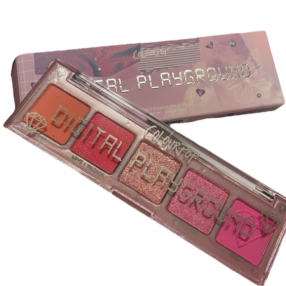 Colourpop Digital Playground Eyeshadow Palette - Orange, Pink, Rose Gold - Picture 1 of 6